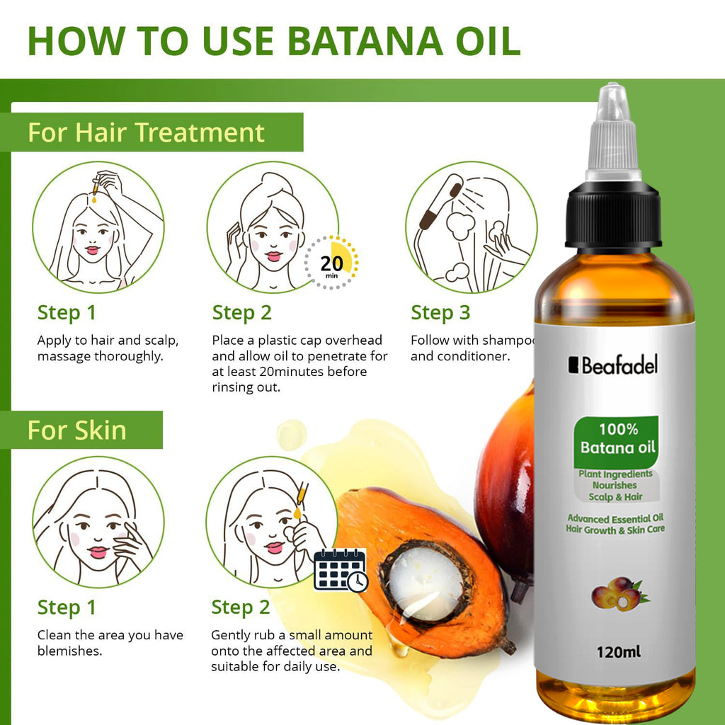 Batana Oil 120ml Hair Care Essential Oil - GTN Venture