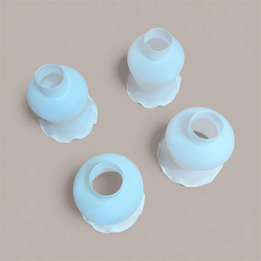 ✨ Set of 4 Frosted Glass Lamp Shades – Excellent Condition ✨