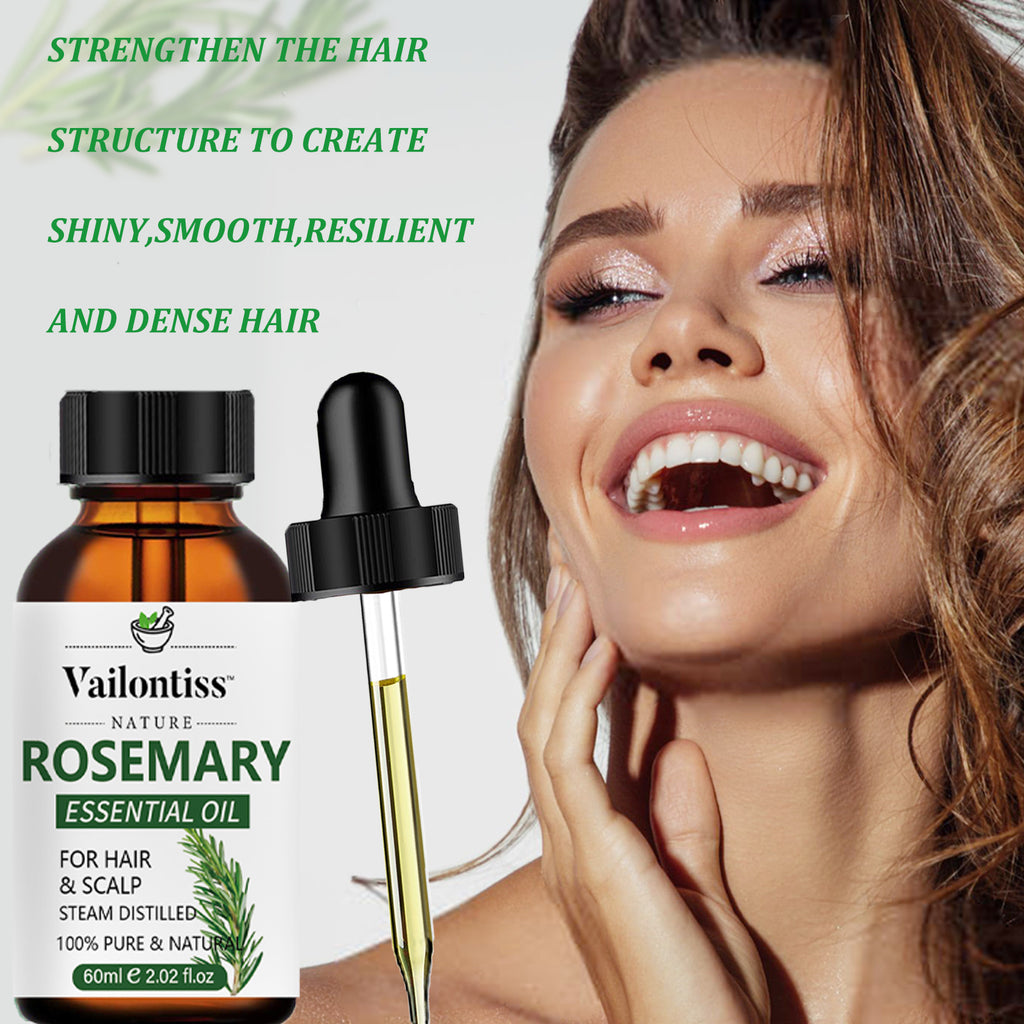 Rosemary Hair Care Essential Oil Hair Growth Strengthening - GTN Venture