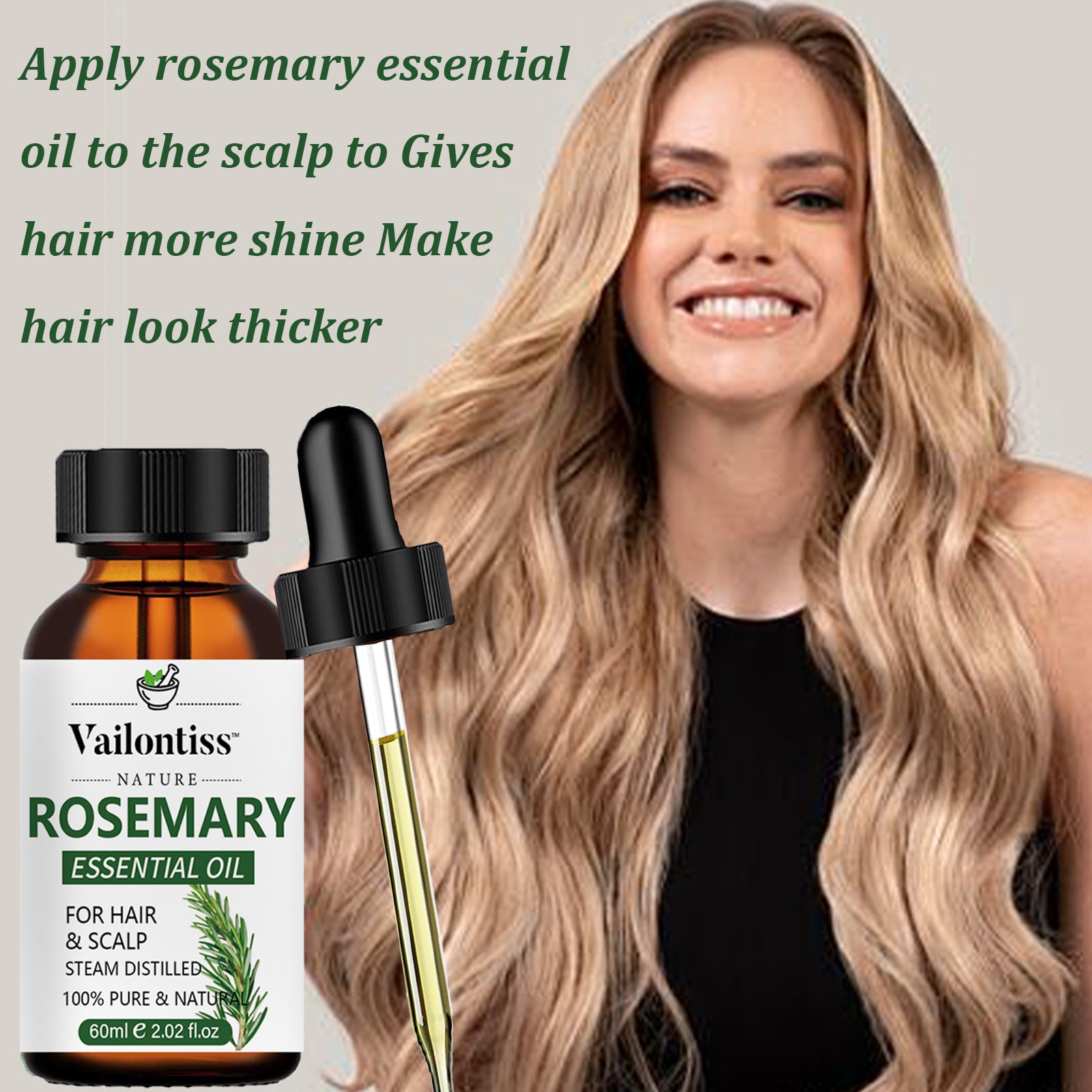 Rosemary Hair Care Essential Oil Hair Growth Strengthening - GTN Venture